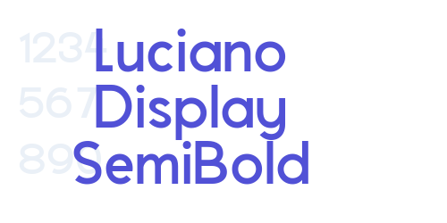 Luciano Display SemiBold