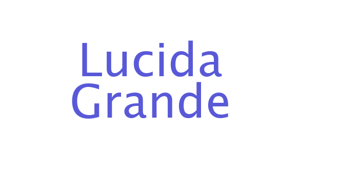 Lucida Grande Font Download