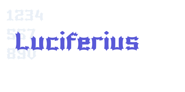 Luciferius font free