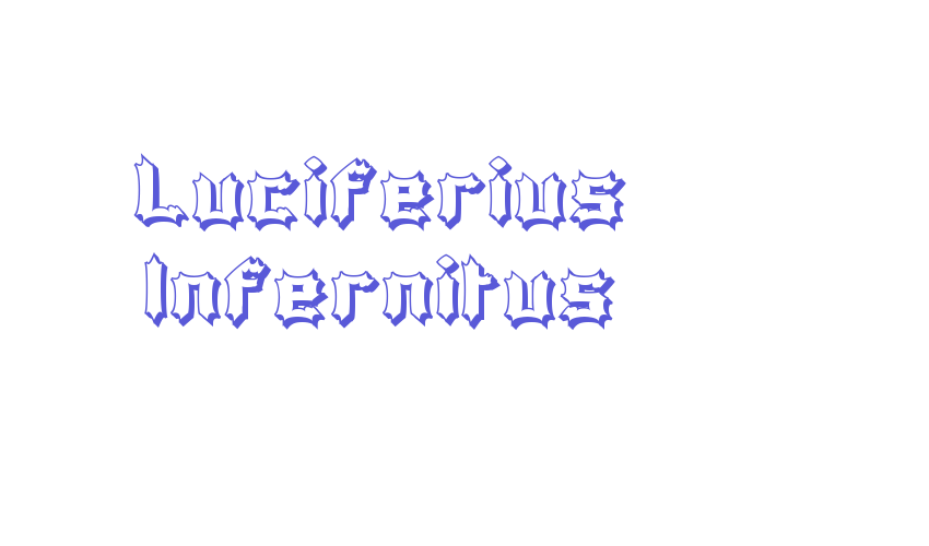 Luciferius Infernitus Font Download