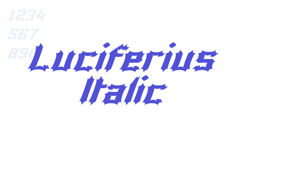 Luciferius Italic-font-download