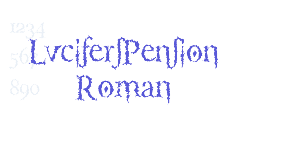 LucifersPension Roman font free