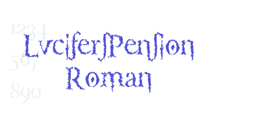LucifersPension Roman-font-download