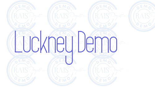 Luckney Demo Font Download