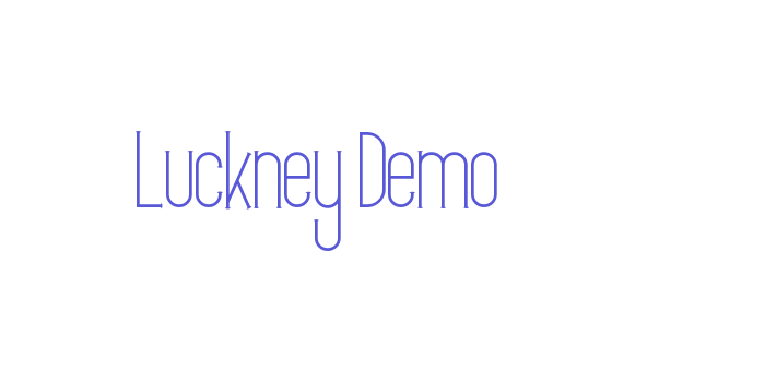 Luckney Demo Font Download