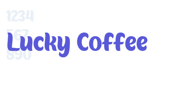 Lucky Coffee font