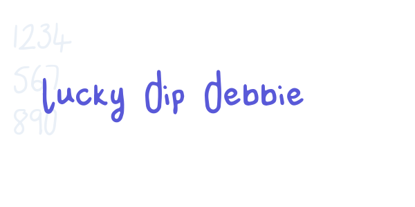 Lucky Dip Debbie font free