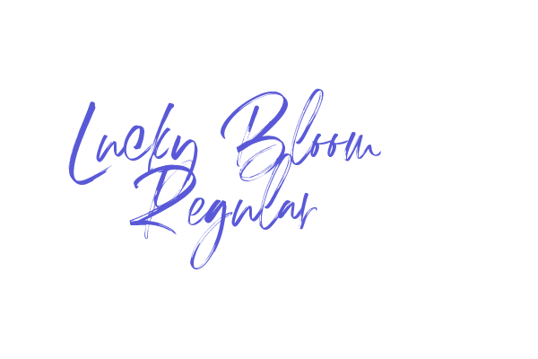 Lucky Bloom Regular Font