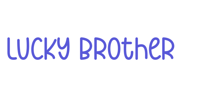 Lucky Brother Font