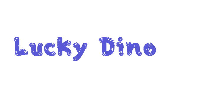 Lucky Dino Font Download