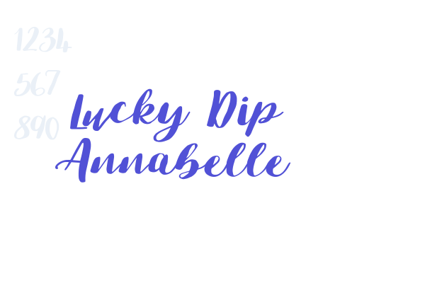 Lucky Dip Annabelle Font Download