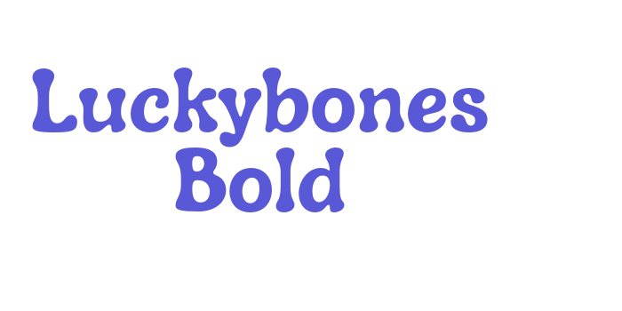 Luckybones Bold Font