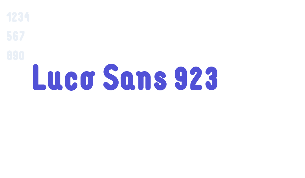 Luco Sans 923-font-download