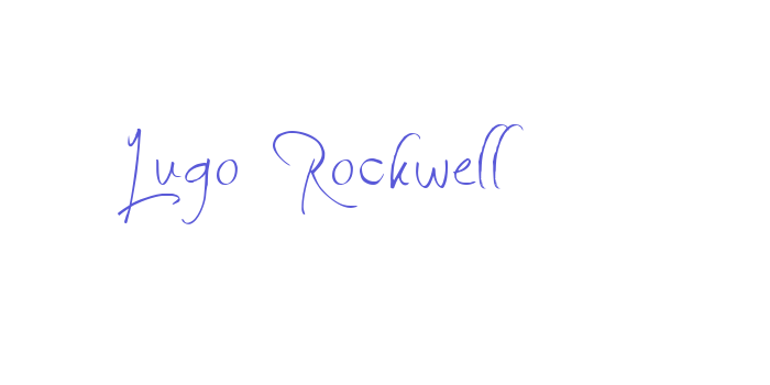 Lugo Rockwell Font