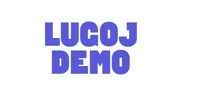 Lugoj Demo Font