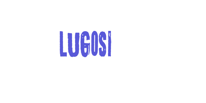 Lugosi Font