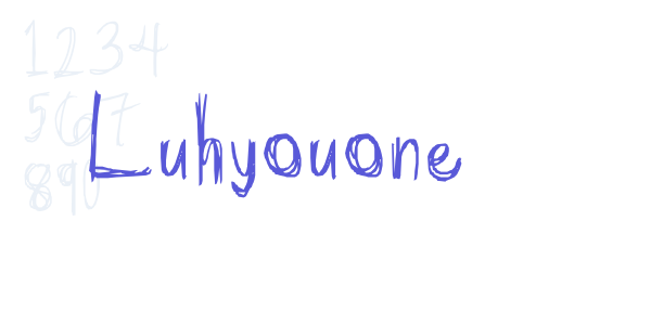 Luhyouone font free