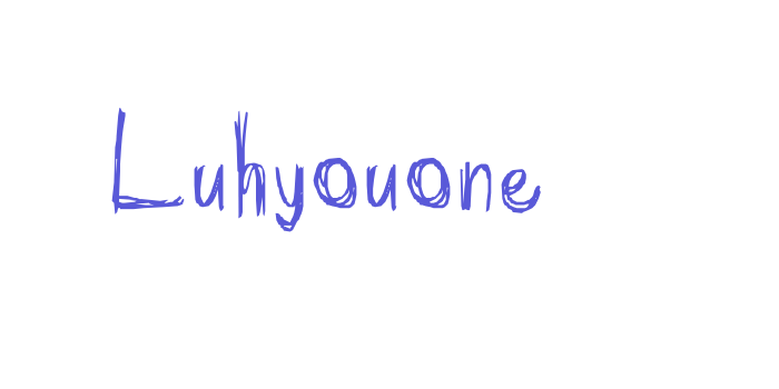 Luhyouone Font Download