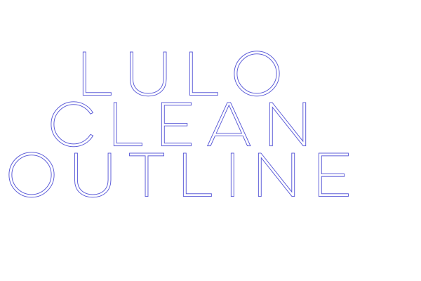 Lulo Clean Outline Font