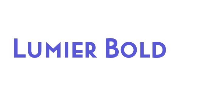 Lumier Bold Font Download