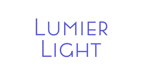 Lumier Light Font