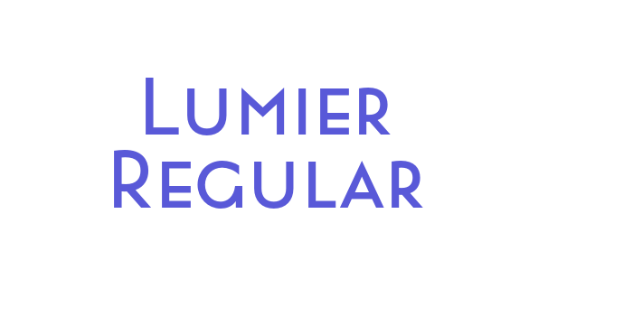 Lumier Regular Font Download