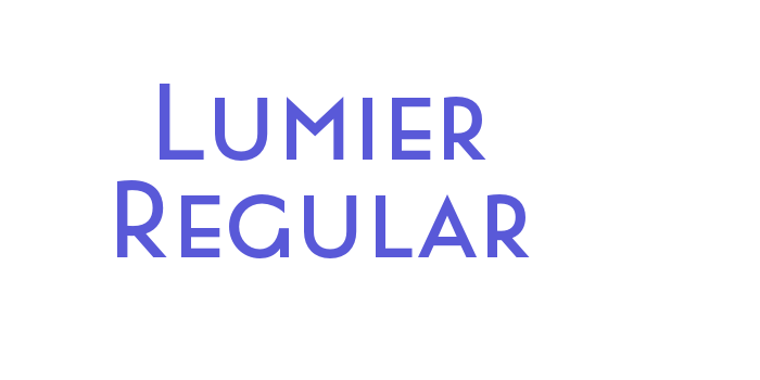 Lumier Regular Font