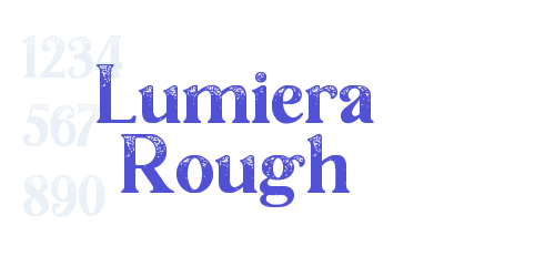Lumiera Rough-font-download