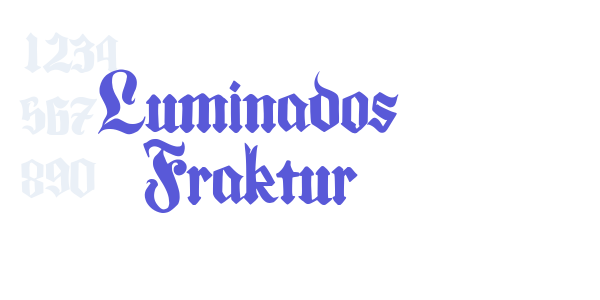 Luminados Fraktur font free