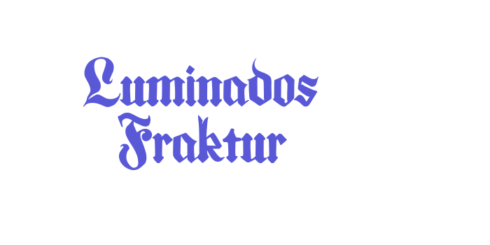 Luminados Fraktur Font Download