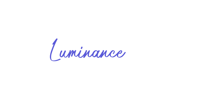 Luminance Font Download