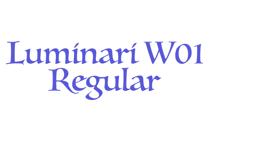 Luminari W01 Regular Font Download