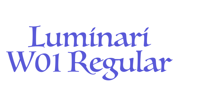 Luminari W01 Regular Font Download