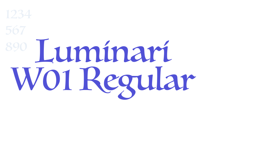 Luminari W01 Regular-font-download