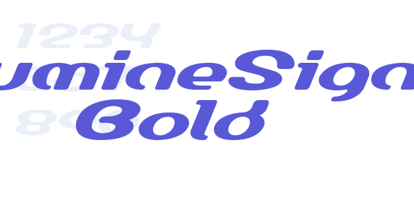 LumineSign Bold font free