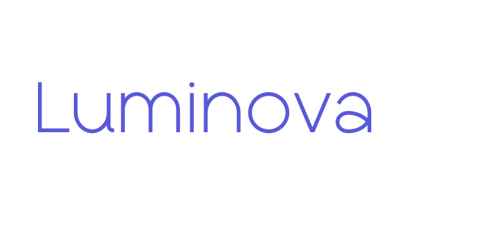 Luminova Font