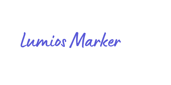 Lumios Marker Font Download