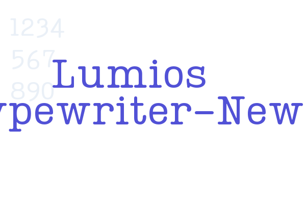 Lumios Typewriter-New