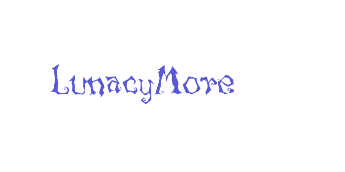 LunacyMore Font Download