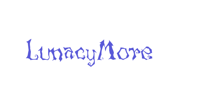 LunacyMore Font