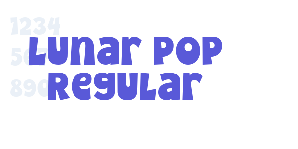 Lunar Pop Regular font free