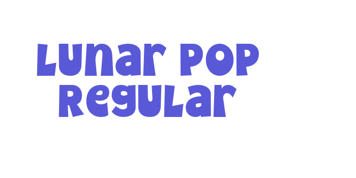 Lunar Pop Regular Font Download