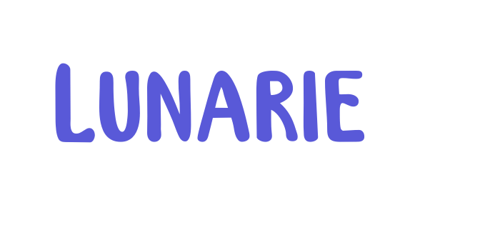 Lunarie Font