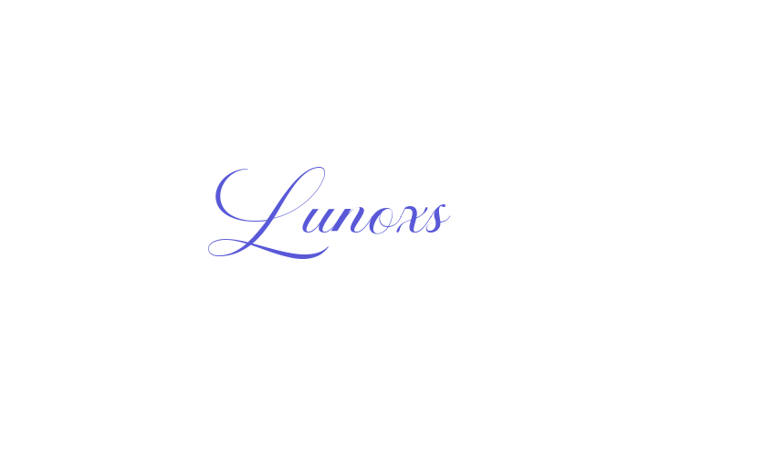 Lunoxs Font Download