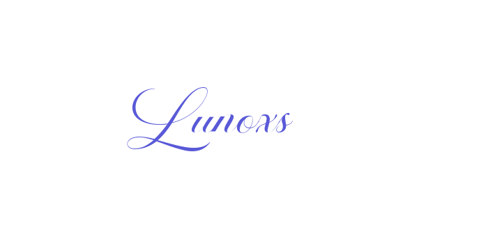 Lunoxs Font Download