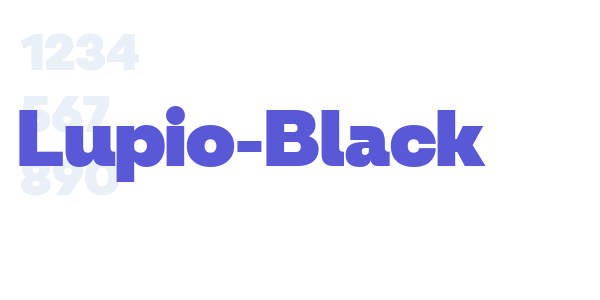 Lupio-Black font free