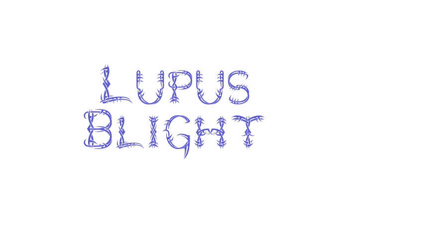 Lupus Blight Font Download