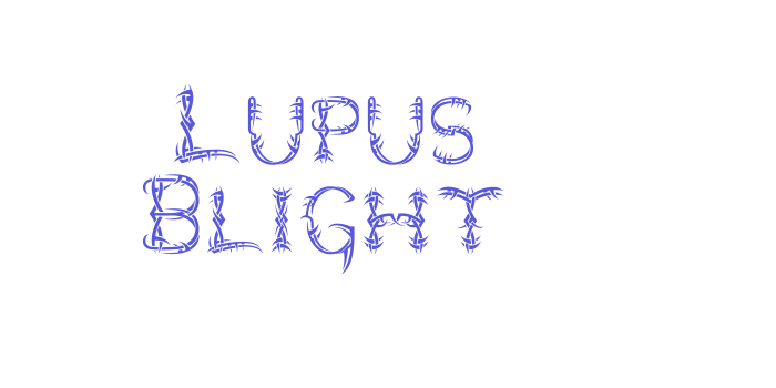 Lupus Blight Font Download