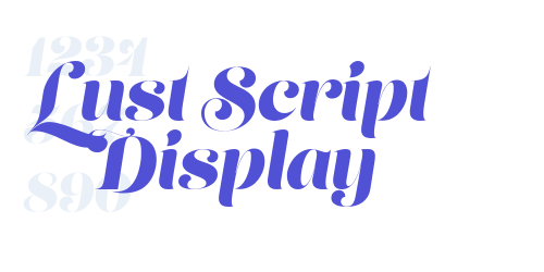 Lust Script Display-font-download