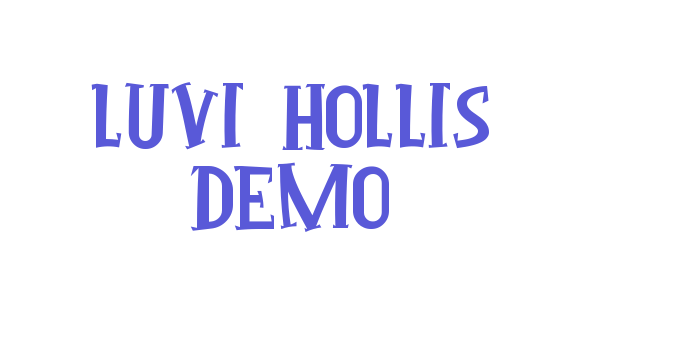 Luvi Hollis Demo Font Download